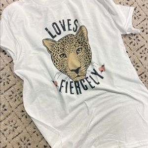 NWT Tiger & Love Graphic Tee